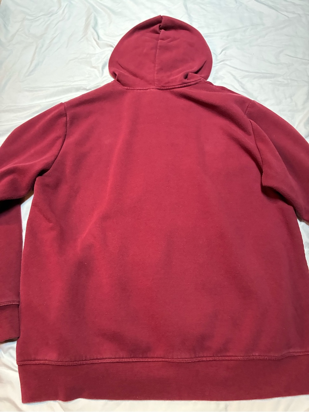 Reebok Men's Burgundy Maroon Pullover Hoodie Size XL - Picture 11 of 12